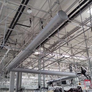 A2 Incombustible Fabric Air Ducts for Automobile Welding Workshop