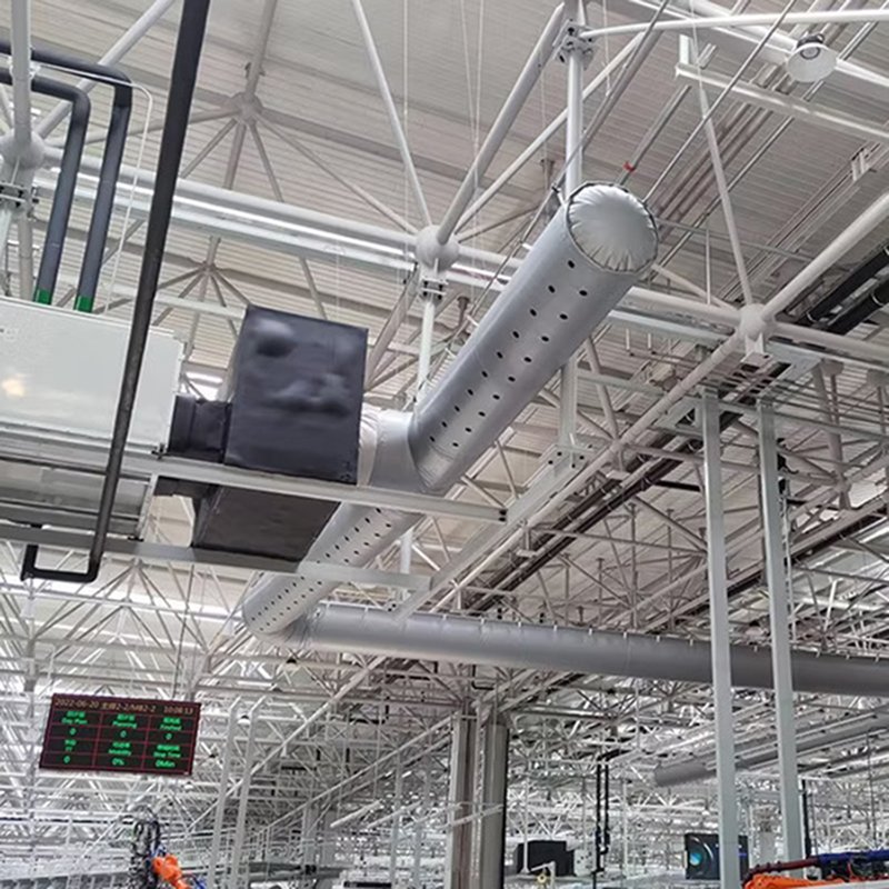 A2 Incombustible Fabric Air Ducts for Automobile Welding Workshop - Image 2